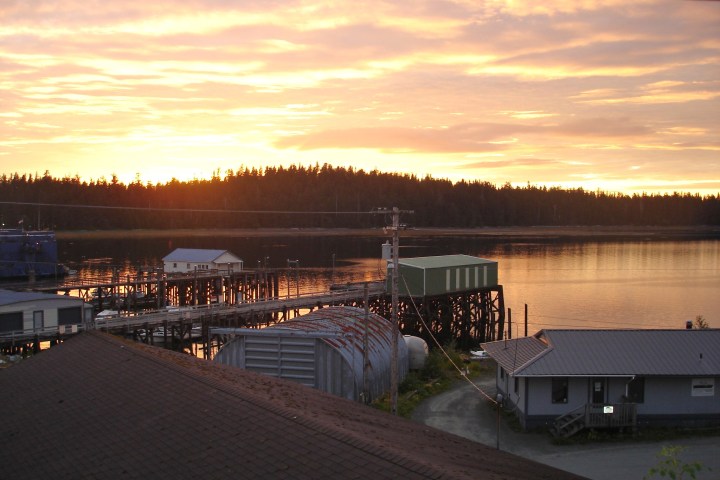 a long bridge over a body of water