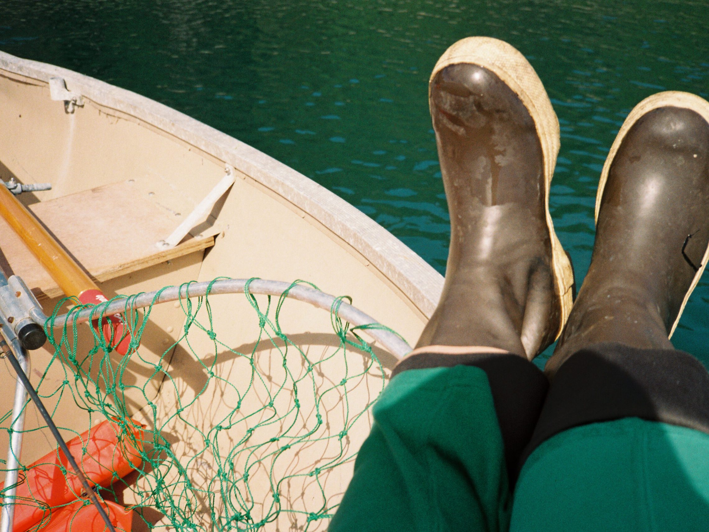 a close up of a boat